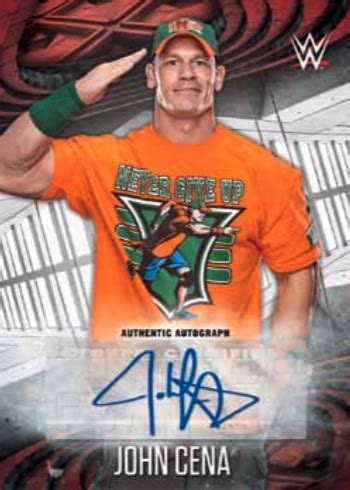 Autographs John Cena - Checklistcenter.com