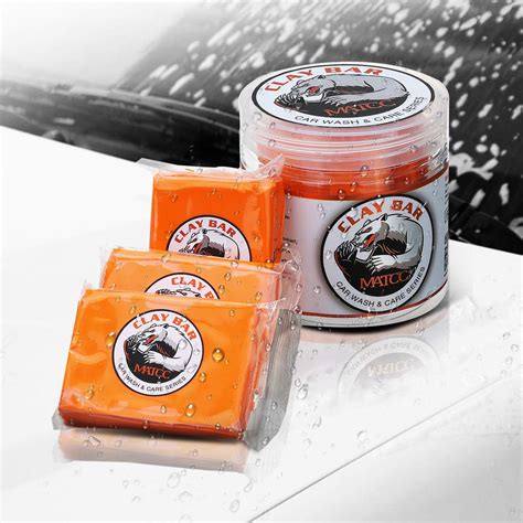 MATCC Car Clay Bar 3 Pack 100g with Washing and Adsorption Capacity