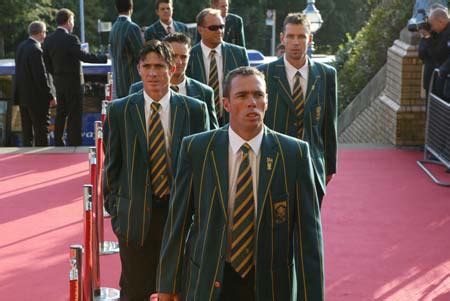 The South African team arrive at the Awards ceremony | ESPNcricinfo.com