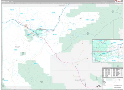 Mesa County, CO Maps