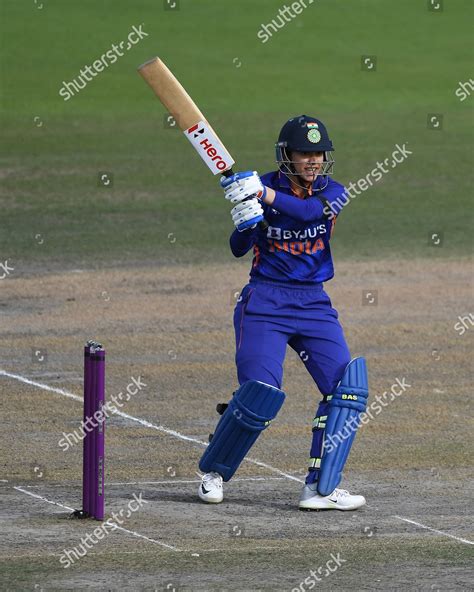 Smriti Mandhana India Batting During One Editorial Stock Photo - Stock ...