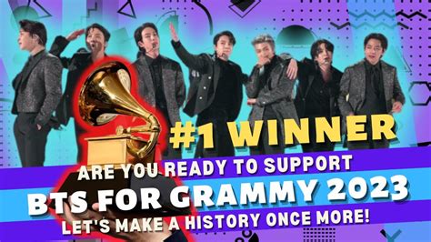 READY TO SUPPORT? BTS has sent their works for GRAMMY 2023 - YouTube