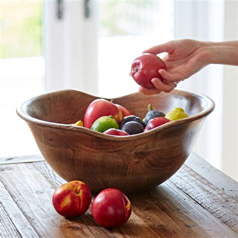 Wooden Fruit Bowl Stand - greeneyes-fanfiction