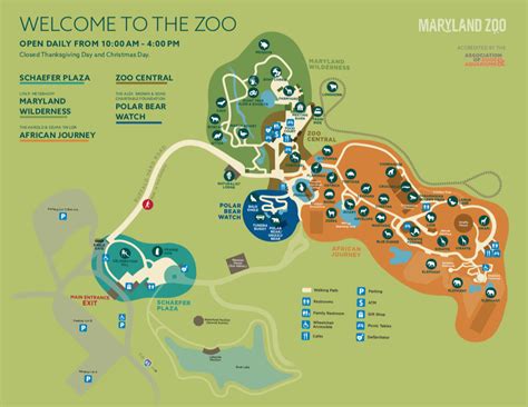 Map & Directions | The Maryland Zoo