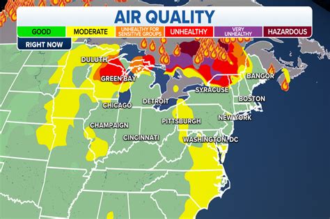 Canada wildfire smoke pours into Upper Midwest and Great Lakes, causing poor air quality