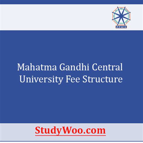 Mahatma Gandhi Central University Fees Structure 2024-25