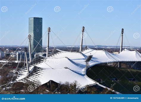 Olympiapark, Munich editorial stock image. Image of landmarks - 107546389