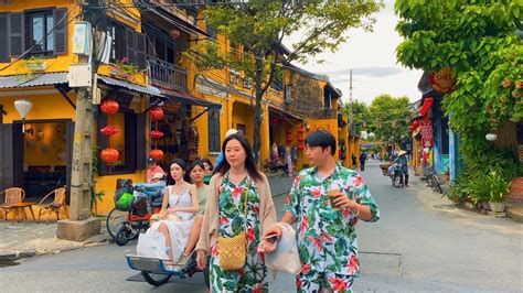 HOI AN VIETNAM Walking Tour - Ancient Town at Daytime 🇻🇳 4K - YouTube