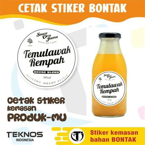 √ 20+ Gambar Label Minuman: Contoh Stiker Paling Menarik - ONPOS