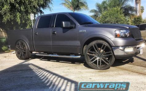 Not your fathers F-150. 3M Satin Dark Gray. #doyou #truckwrap # ...