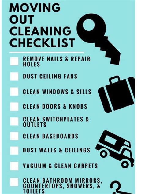 Moving Out Checklist | Moving tips, Move out cleaning, Moving day