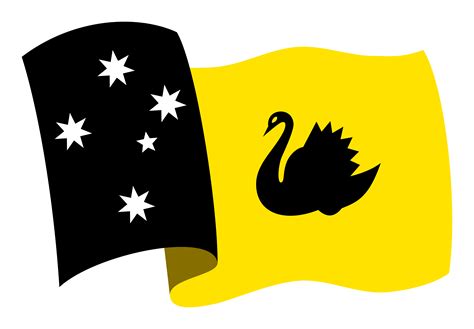 Proposed Flag of Western Australia Waving : r/vexillology