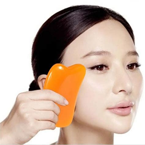 Newest Gua Sha Facial Care Massager Rose Quartz Board Skin Scraping Scraper Tool Slim Relax Face ...