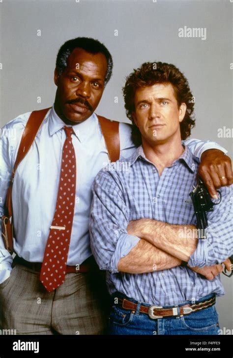 Danny Glover and Mel Gibson / Lethal Weapon / 1987 directed by Richard ...