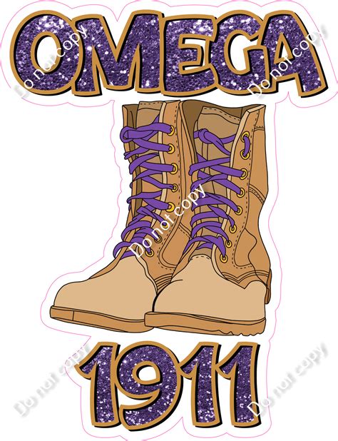 Omega PSI PHI Boots Statement| Sign Swag USA