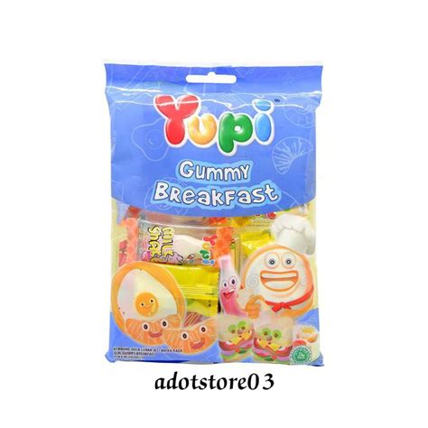 Jual Yupi Candy Gummy Breakfast 95G | Shopee Indonesia