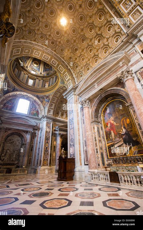 Interior detail of Saint Peter's Basilica Stock Photo - Alamy