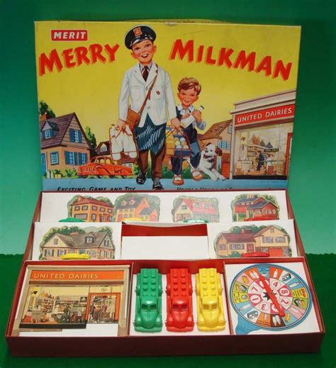 Mullock's Auctions - 1960 Merit Toys Merry Milkman: Exciting Game and...