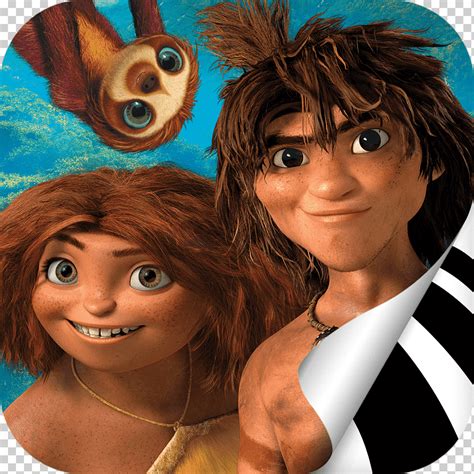 Los croods 2 eep grug película, croods, cara, cabeza, dibujos animados ...