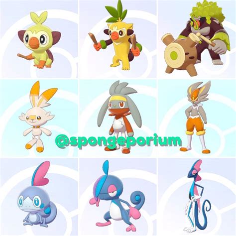 Shiny Galar Starters (Pokemon Sword & Shield), Video Gaming, Gaming Accessories, Game Gift Cards ...