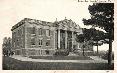 Vintage Postcard 1957 Samaritan Hospital Building Macon Missouri MO Structure | United States ...