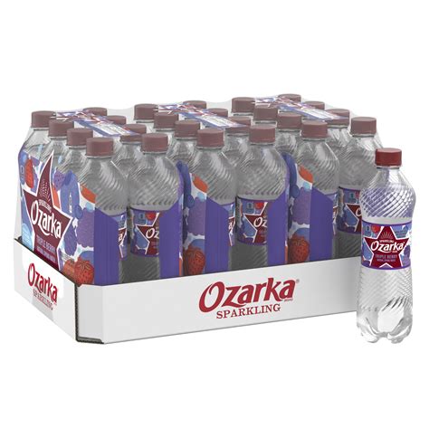 Ozarka Sparkling Water, Triple Berry, 16.9 oz. Bottles (24 Count) - Walmart.com