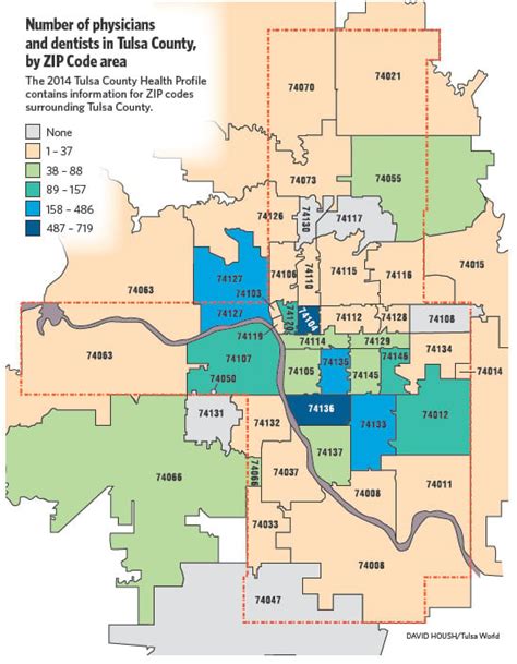 Zip Code Map Tulsa – Map Vector