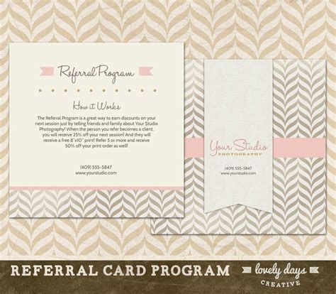 Referral Cards Template ] – Referral Business Cards Amp With ...