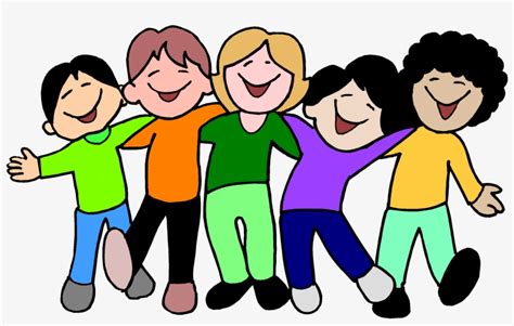 Uniform Clipart Happy Kid - Hanging With Friends Cartoon PNG Image | Transparent PNG Free ...