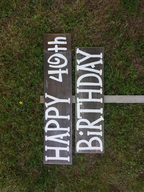 rustic sign: ALL NEW RUSTIC BIRTHDAY SIGNS