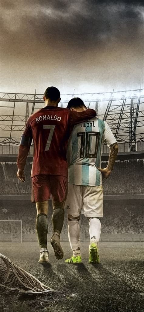 Ronaldo and messi, sports uniform, soccer HD phone wallpaper | Pxfuel