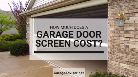 Garage Door Screen Cost (With 6 Examples) - Garage Adviser