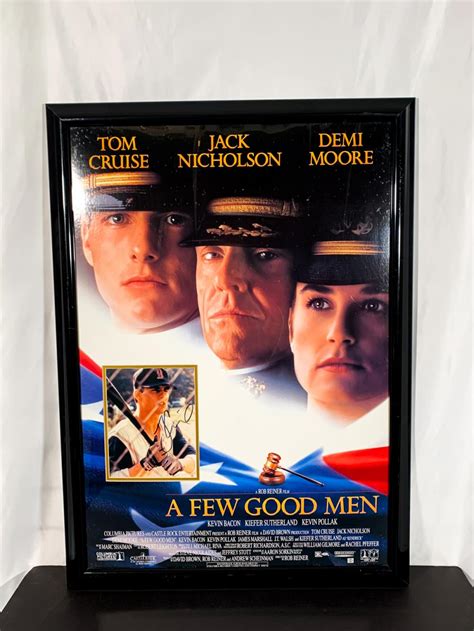 A FEW GOOD MEN Framed Signed Poster