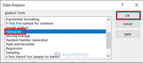 Applying Bin Range in Histogram: 2 Methods