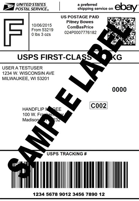 4x6 Shipping Label Template