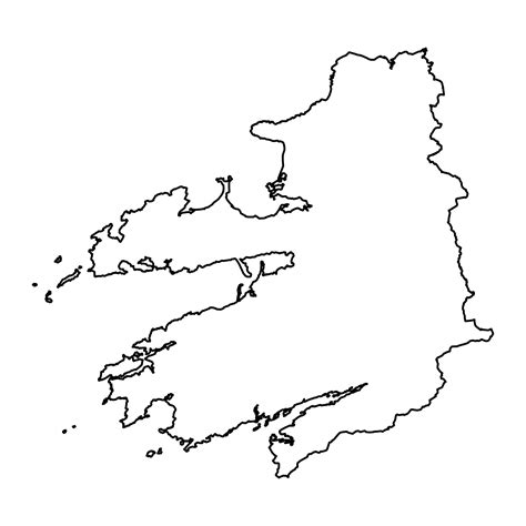 County Kerry map, administrative counties of Ireland. Vector illustration. 24401060 Vector Art ...