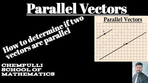 Parallel Vectors - YouTube