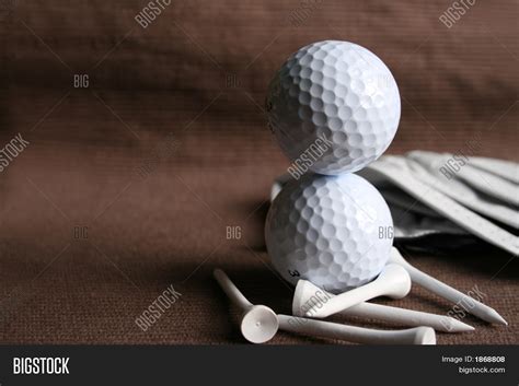 Two Golf Balls Stacked Image & Photo (Free Trial) | Bigstock