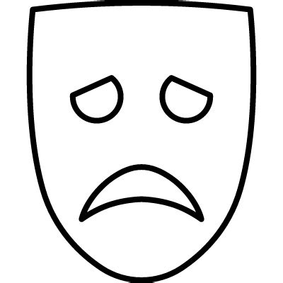 Tragedy Mask ⋆ Free Vectors, Logos, Icons and Photos Downloads