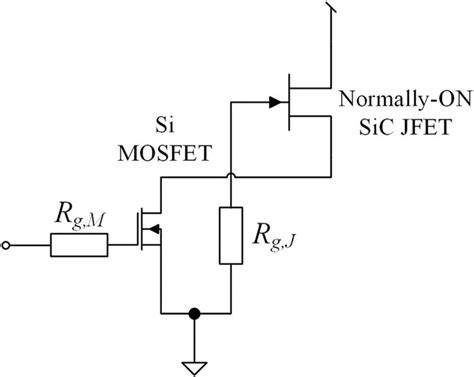 Schematic diagram of the cascode concept for normally-ON SiC JFETs ...