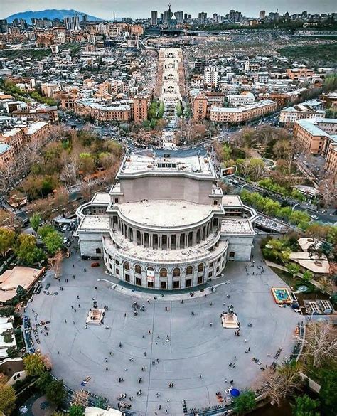 The next wonder of Armenian Architecture is the building of Opera and Ballet Theatre named after ...