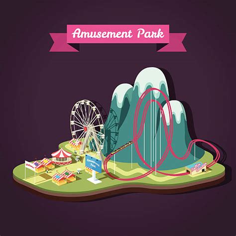 360+ Theme Park Map Stock Illustrations, Royalty-Free Vector Graphics ...