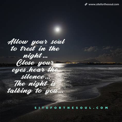 27 Amazing Night Quotes with Relaxing Video - siteforthesoul