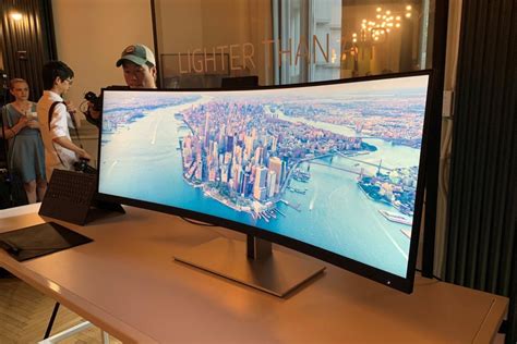 HP S430c 43.4-inch Curved Ultrawide monitor: This eye-popping 4K display controls two PCs at ...