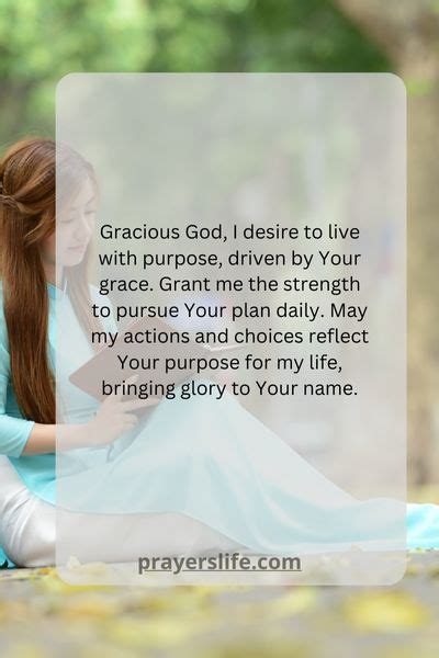 25 Inspiring Grace For Purpose Prayers