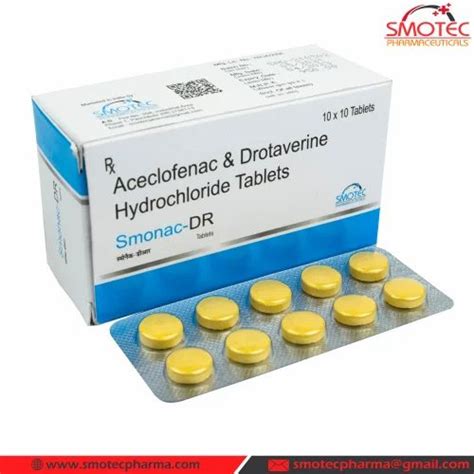 YELLOW Aceclofenac Drotaverine Tablets, in Pan India at Rs 950/box in Panchkula