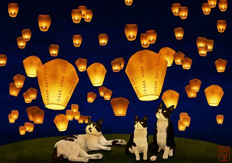 Sky Lantern festival on Behance