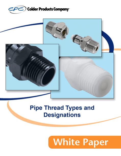 Pipe Thread Types and Designations