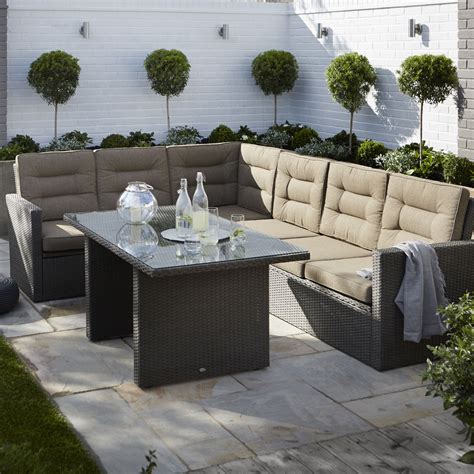 Rattan Effect Garden Dining Furniture