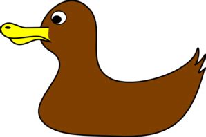 Brown Duck Clip Art at Clker.com - vector clip art online, royalty free & public domain